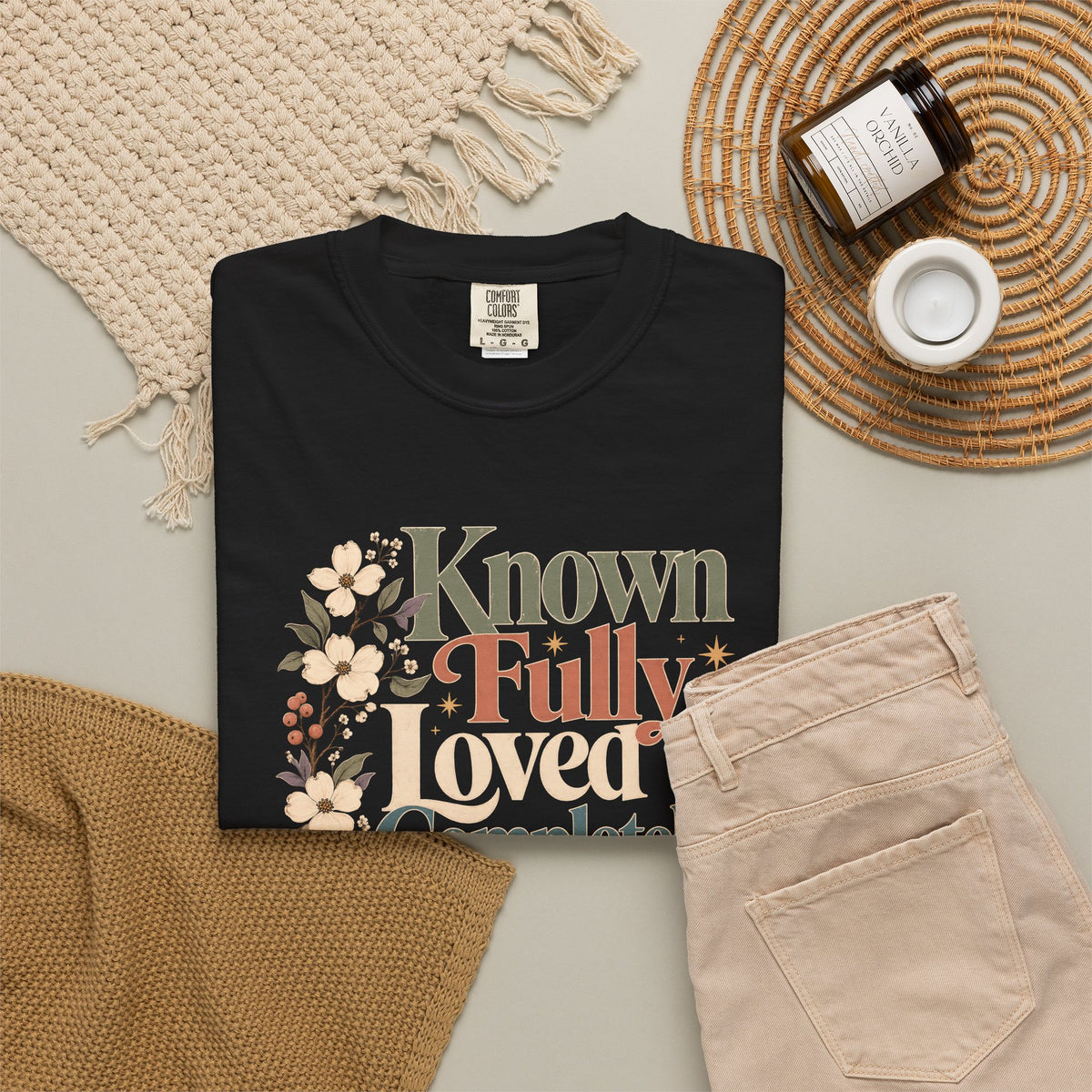 Known Fully Loved Completely | Christian T-Shirt for Women