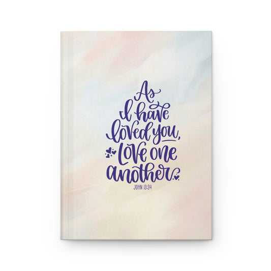 John 13:34 Hardcover Journal or Christian Inspiration Notebook