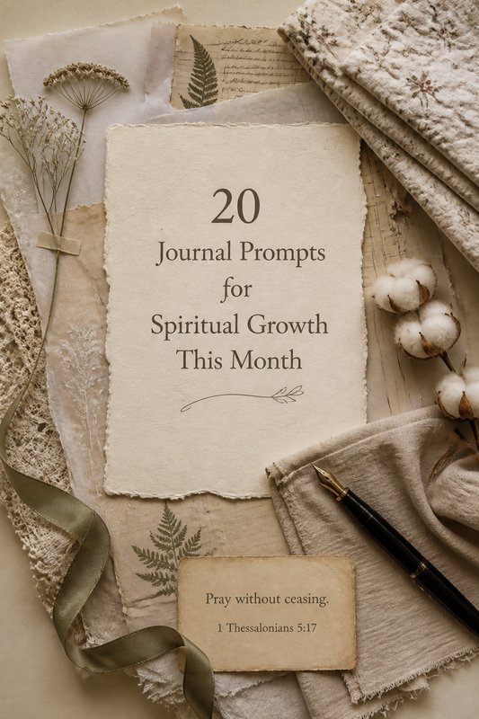 20 Journal Prompts for Spiritual Growth This Month