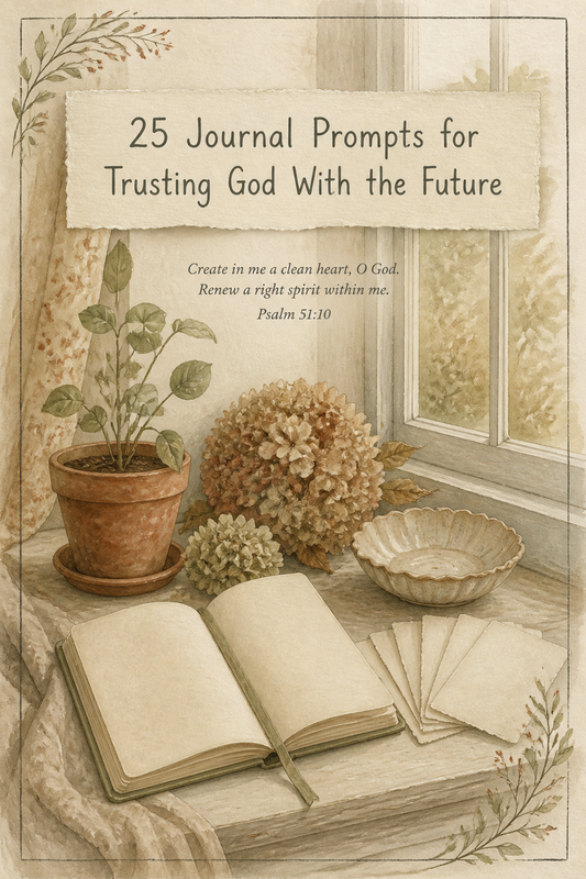 25 Journal Prompts for Trusting God With the Future