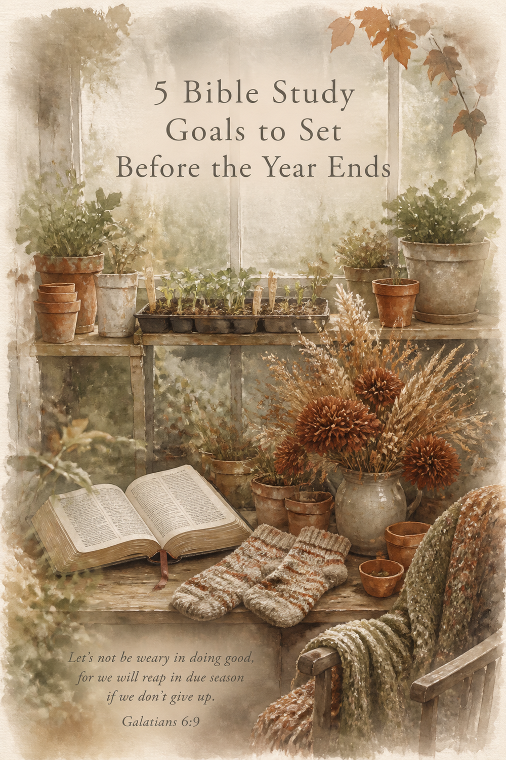 5 Bible Study Goals to Set Before the Year Ends