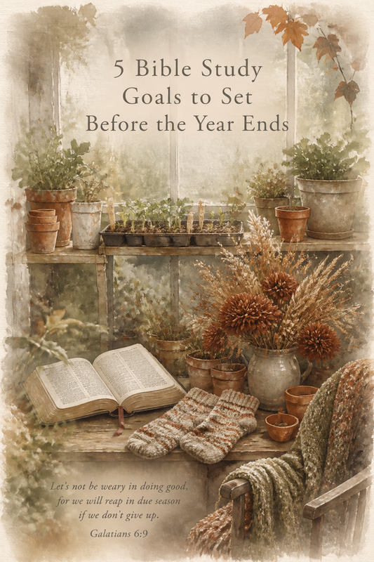 5 Bible Study Goals to Set Before the Year Ends