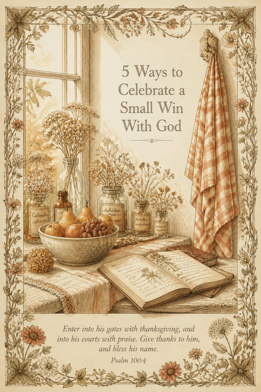 5 Ways to Celebrate a Small Win With God