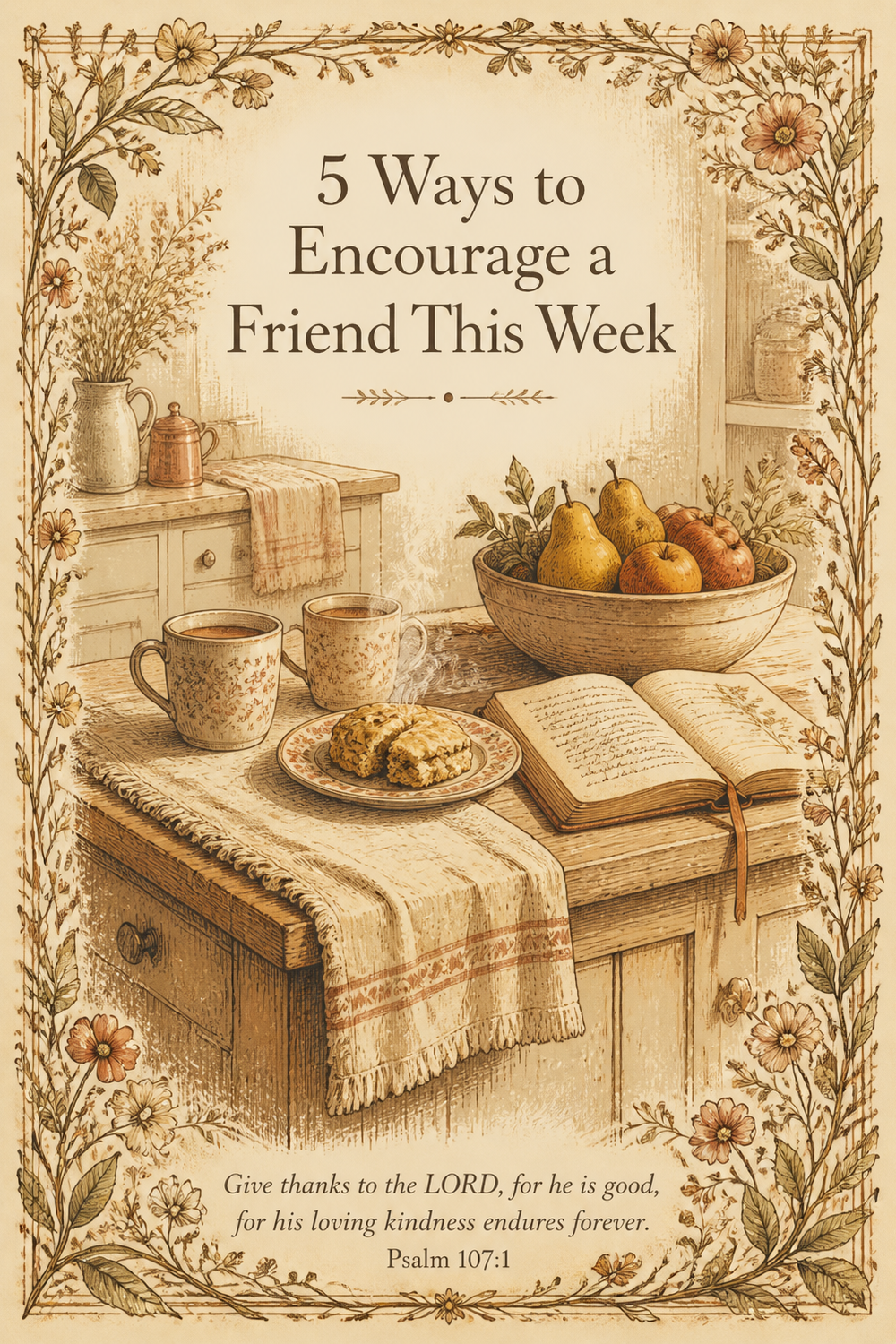 5 Ways to Encourage a Friend This Week