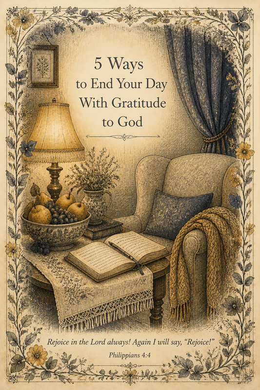5 Ways to End Your Day With Gratitude to God
