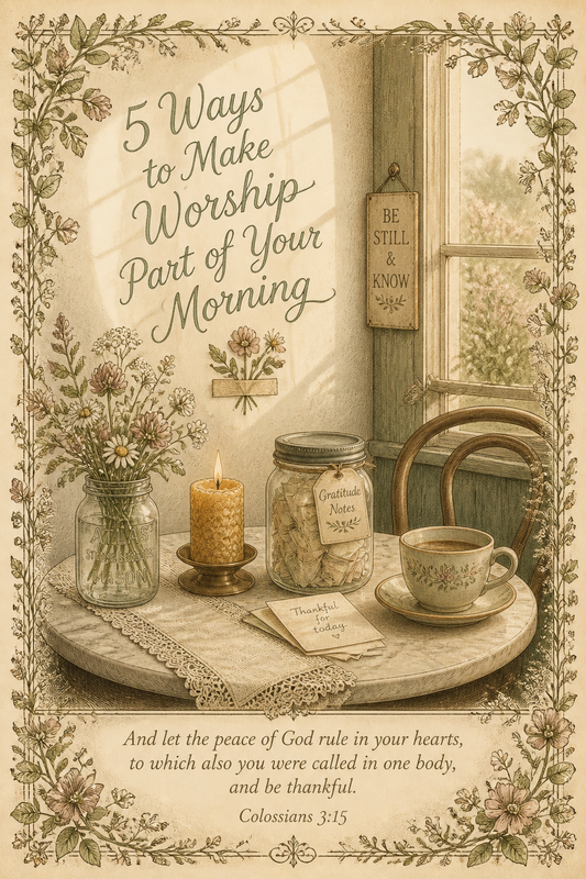 5 Ways to Make Worship Part of Your Morning