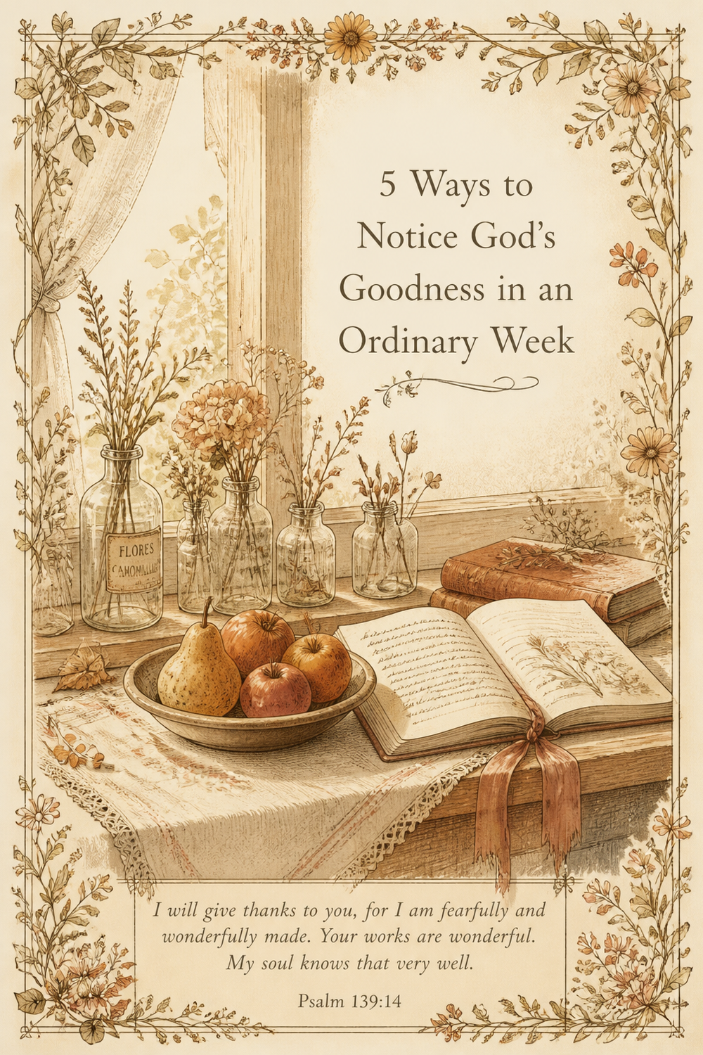 5 Ways to Notice God's Goodness in an Ordinary Week