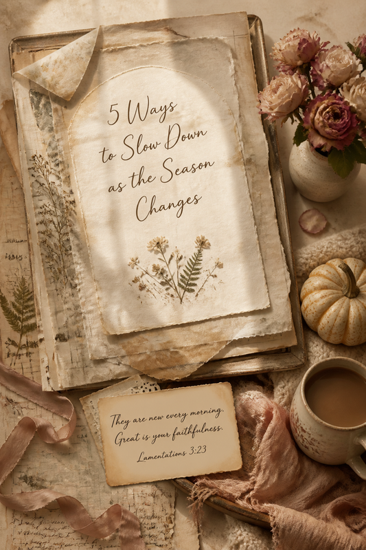 5 Ways to Slow Down as the Season Changes