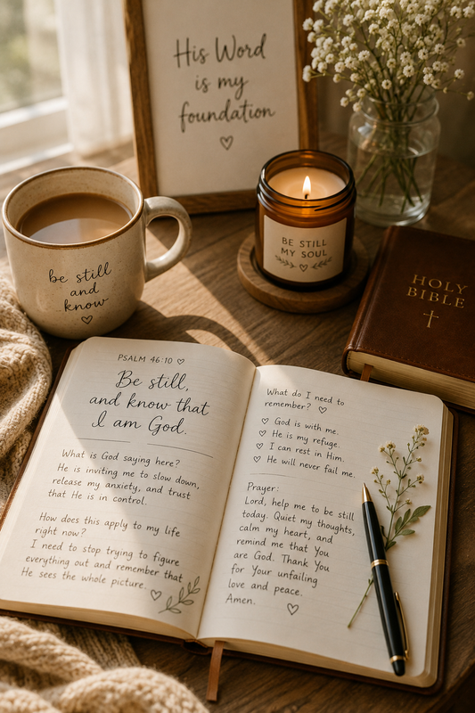 Finding Peace in Scripture: A Daily Journaling Practice