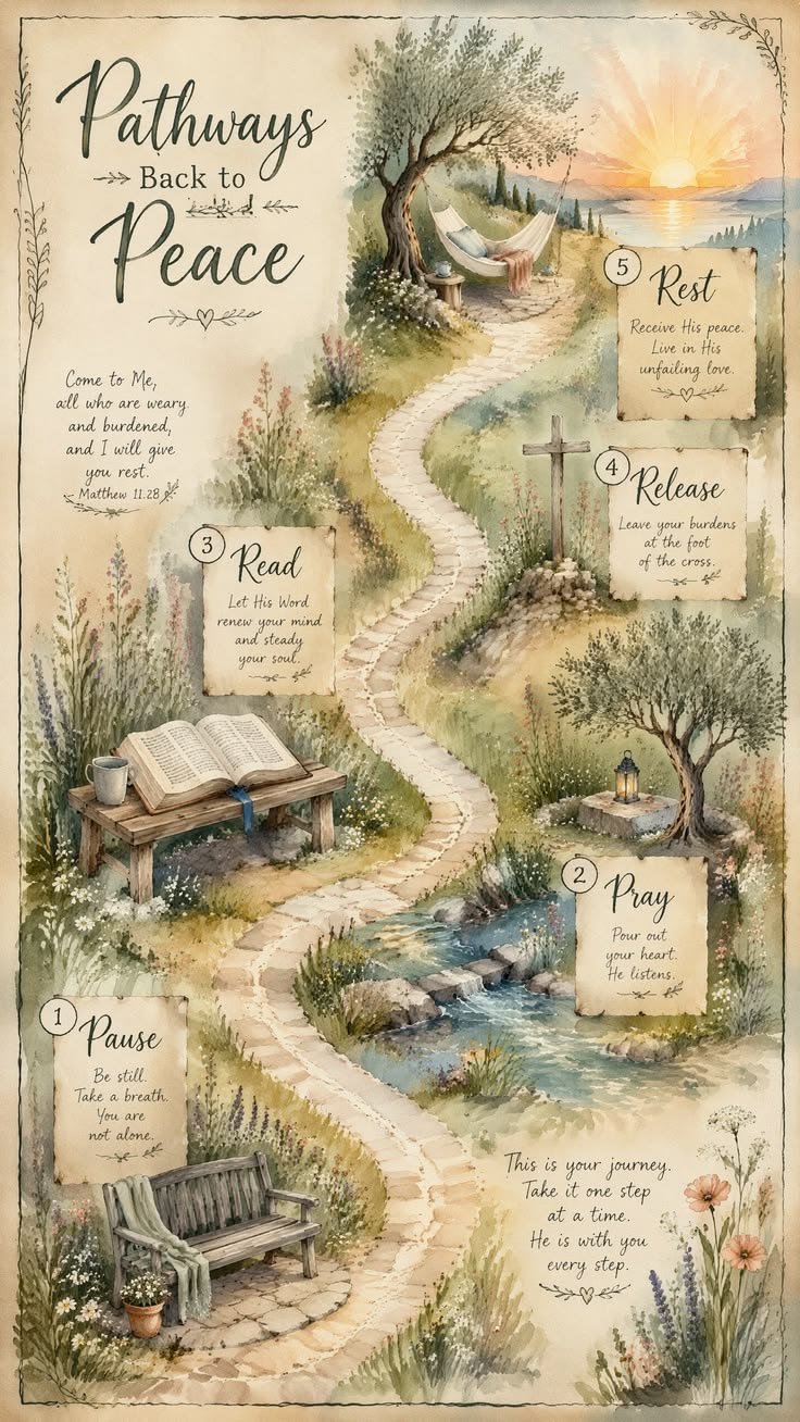 Pathways Back to Peace: Finding Rest One Step at a Time