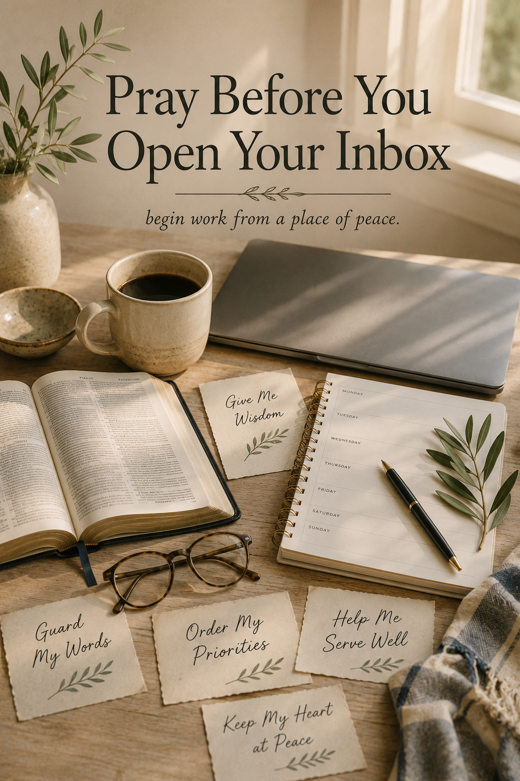 Pray Before You Open Your Inbox: Starting Your Workday with God
