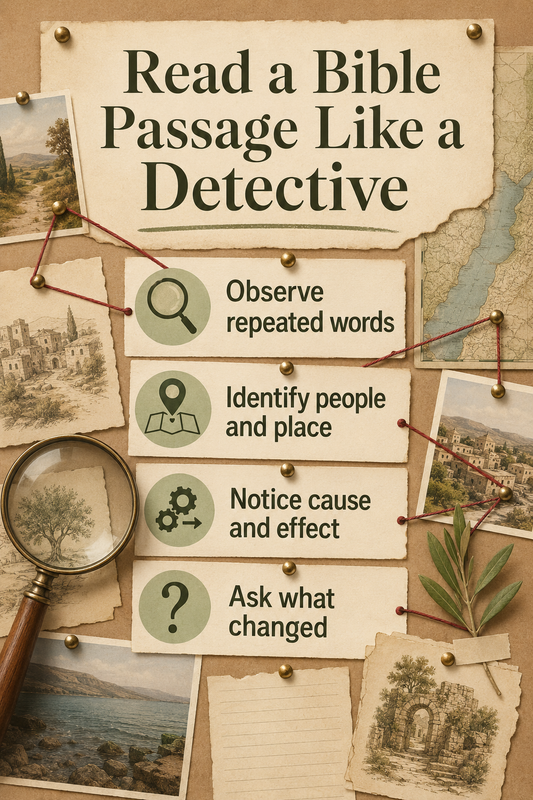 Read a Bible Passage Like a Detective