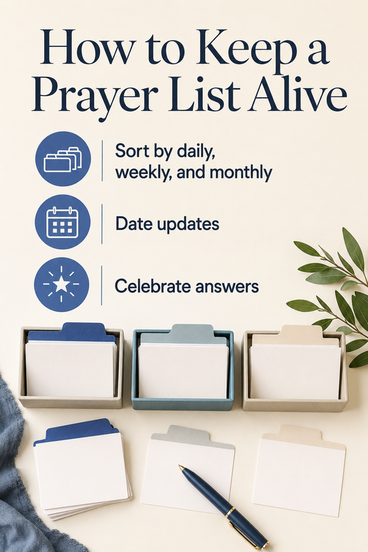 How to Keep a Prayer List Alive