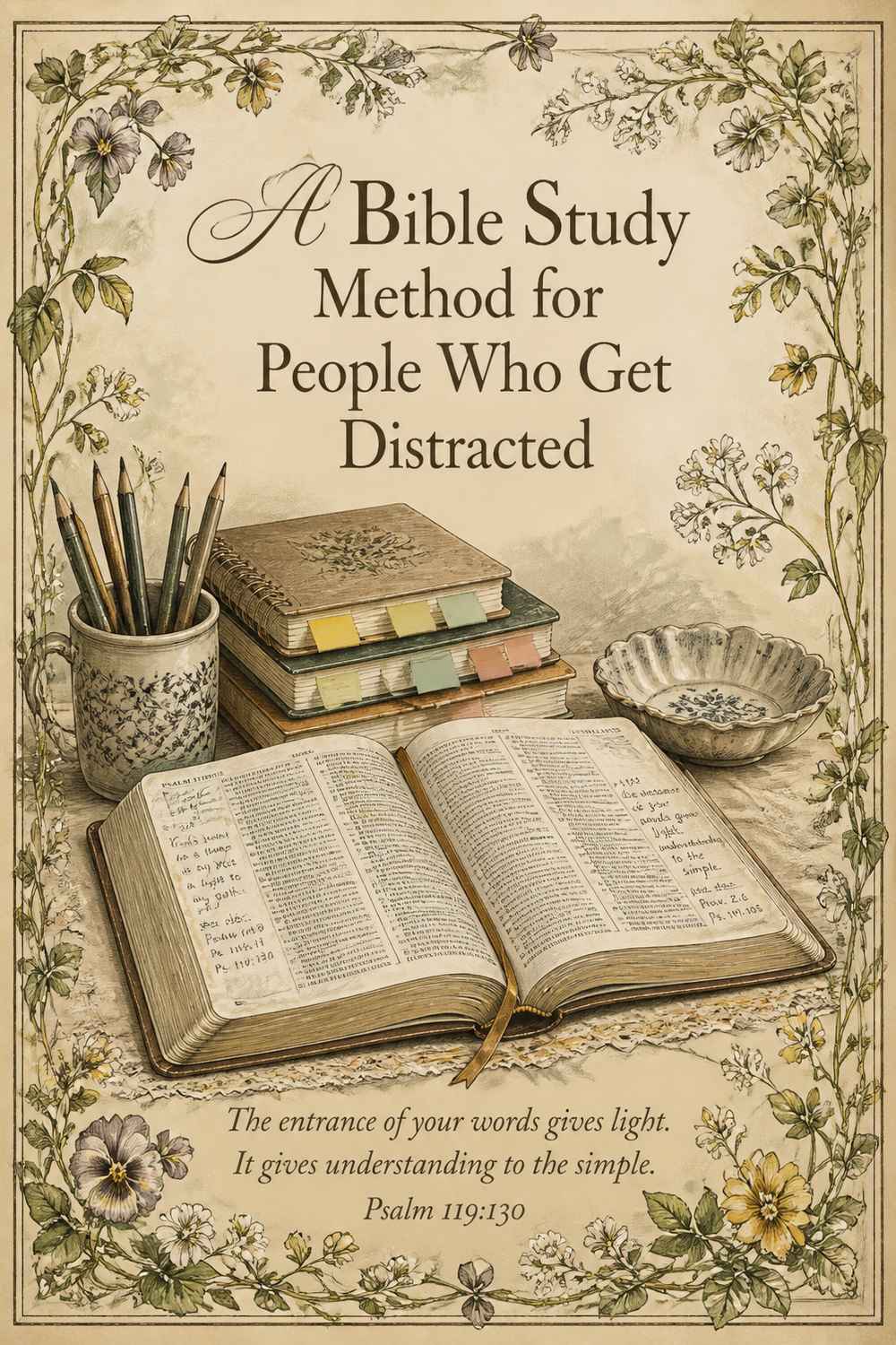 A Bible Study Method for People Who Get Distracted