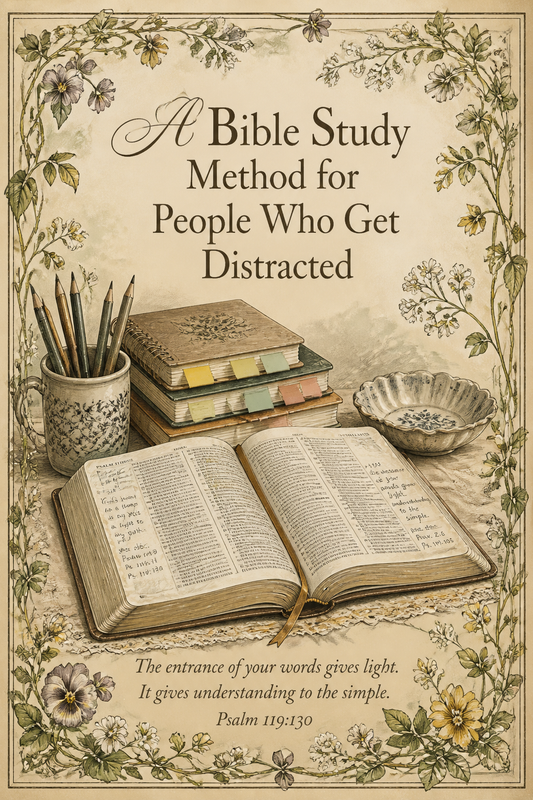 A Bible Study Method for People Who Get Distracted