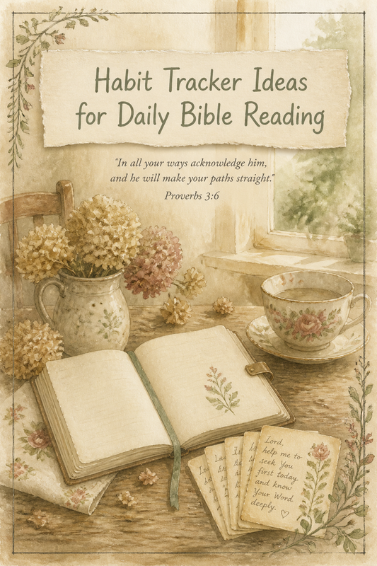 Habit Tracker Ideas for Daily Bible Reading