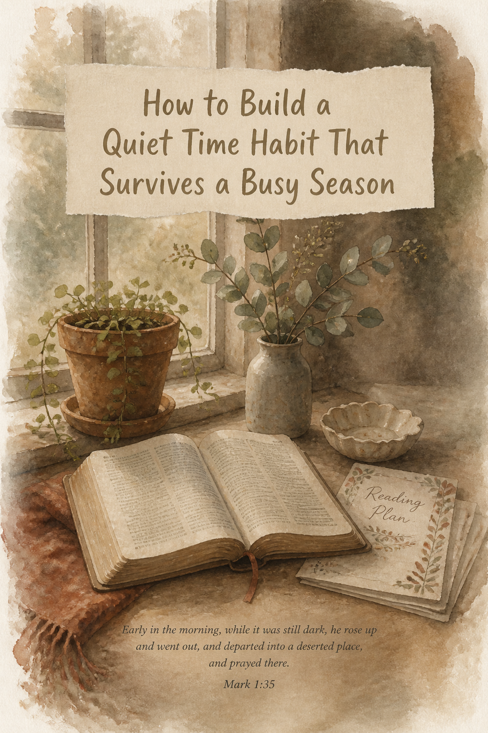 A Quiet Time Routine That Survives Your Actual Life