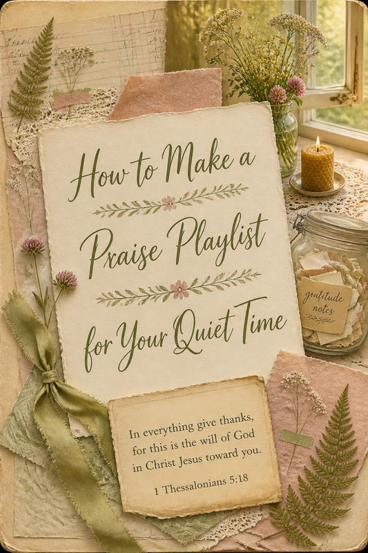 How to Make a Praise Playlist for Your Quiet Time