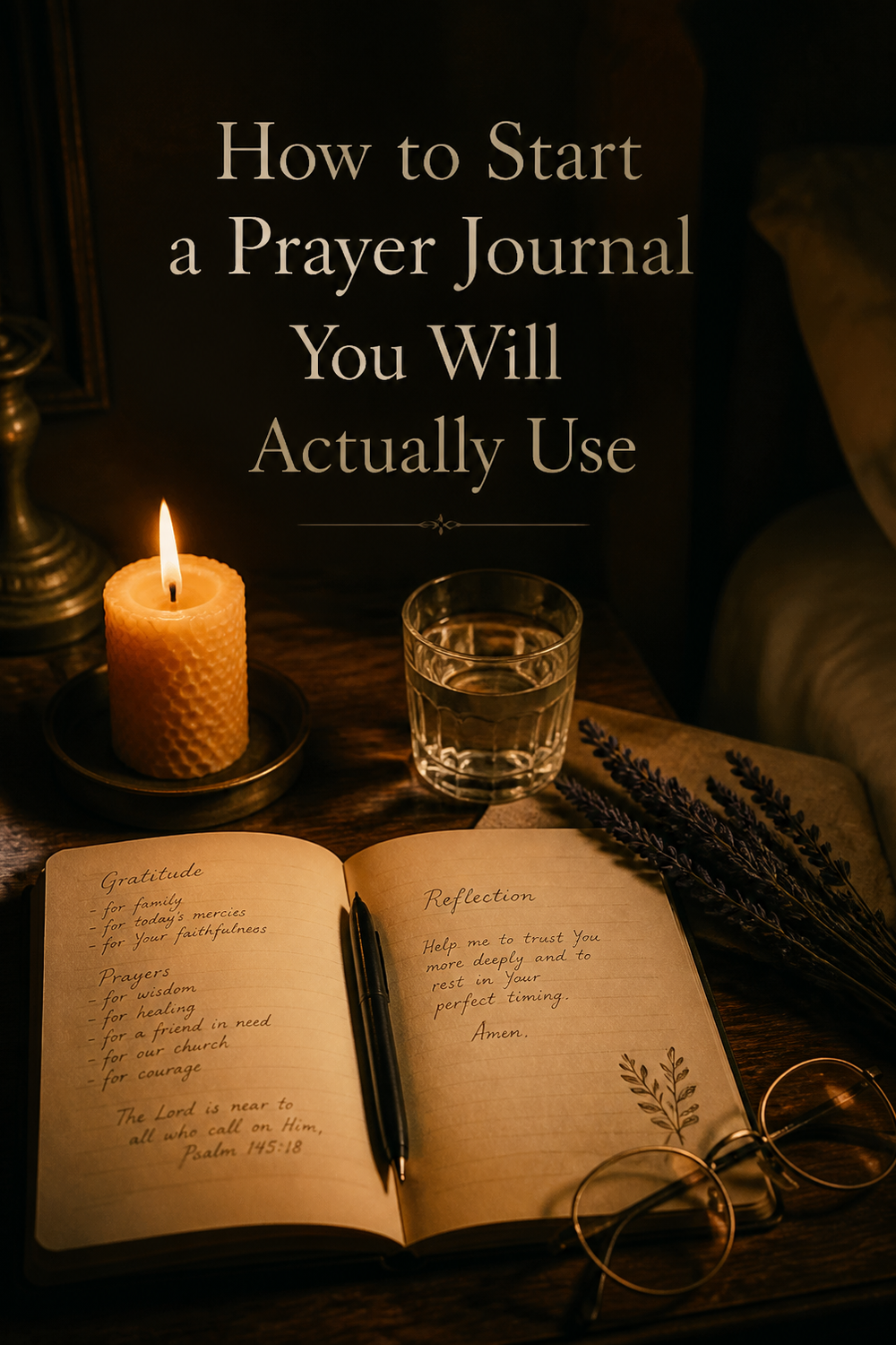How to Start a Prayer Journal You Will Actually Use