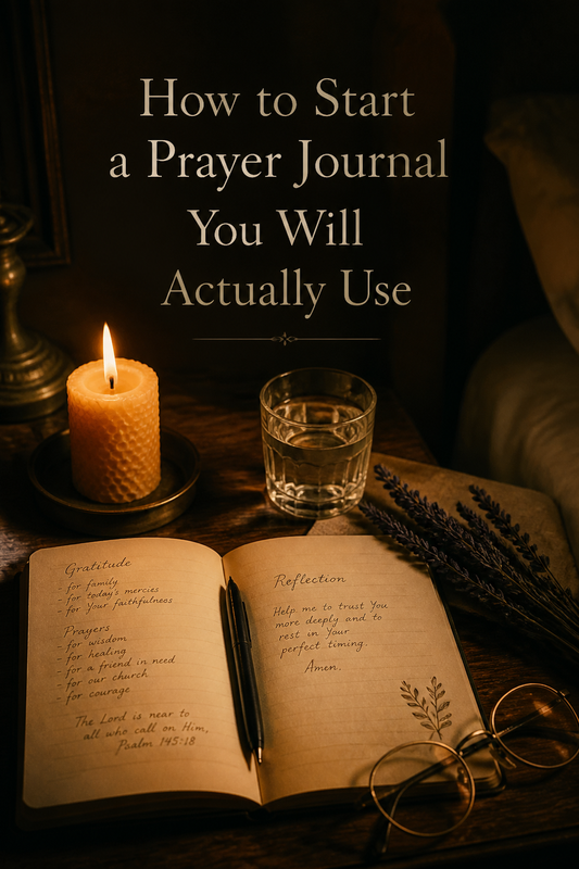 How to Start a Prayer Journal You Will Actually Use