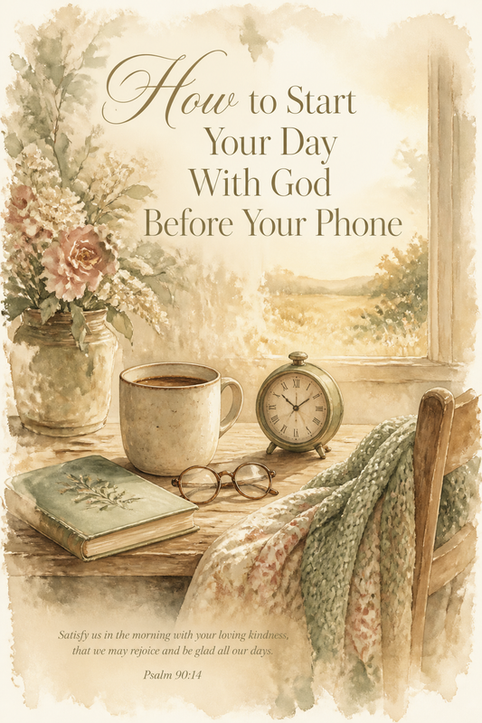 How to Start Your Day With God Before Your Phone