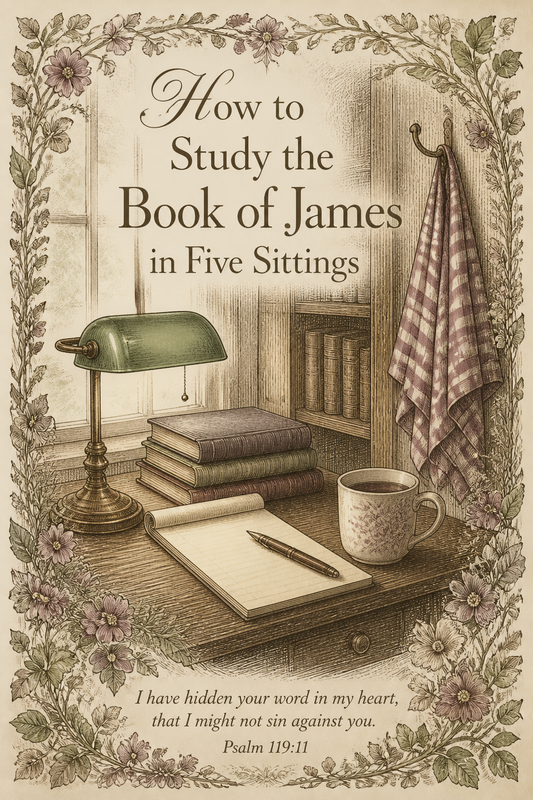 How to Study the Book of James in Five Sittings