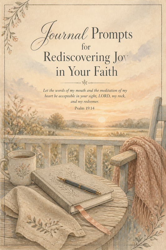 Journal Prompts for Rediscovering Joy in Your Faith