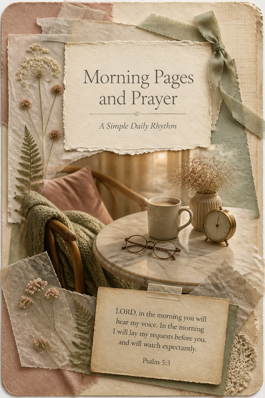 Morning Pages and Prayer | A Simple Daily Rhythm