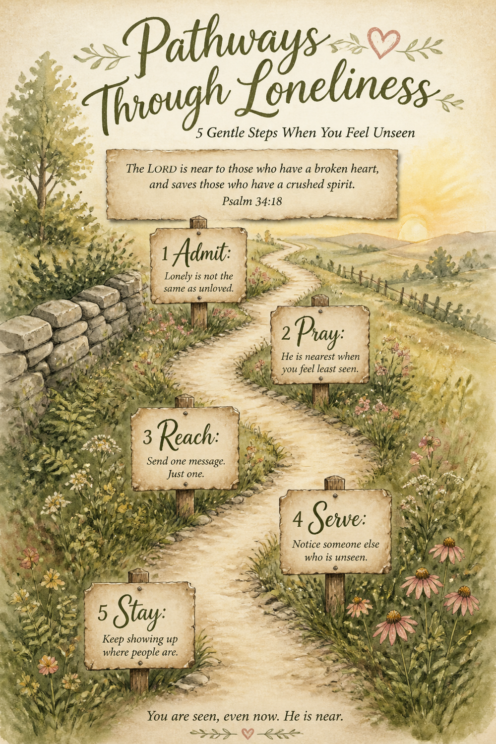 Pathways Through Loneliness | 5 Gentle Steps When You Feel Unseen