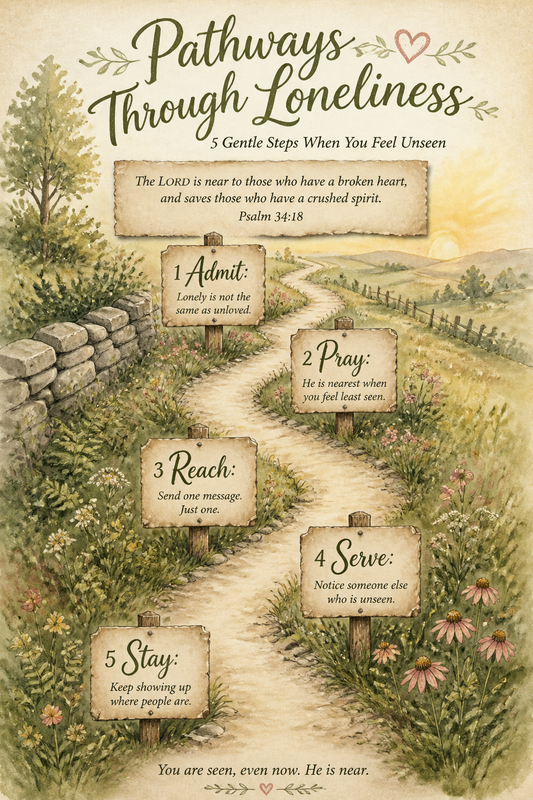 Pathways Through Loneliness | 5 Gentle Steps When You Feel Unseen