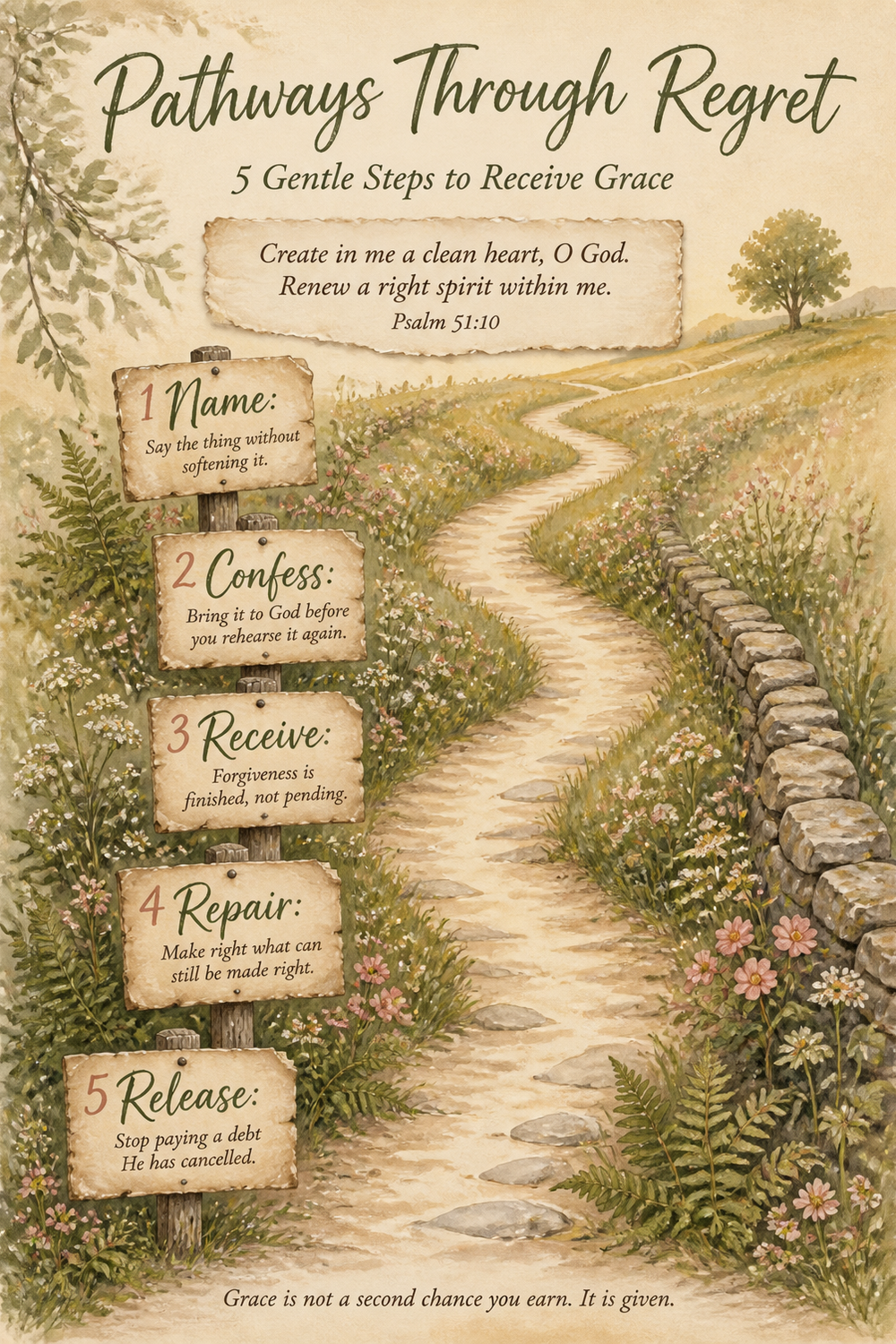 Pathways Through Regret | 5 Gentle Steps to Receive Grace
