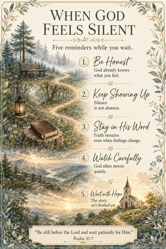 When God Feels Silent: 5 Faith-Filled Reminders While You Wait