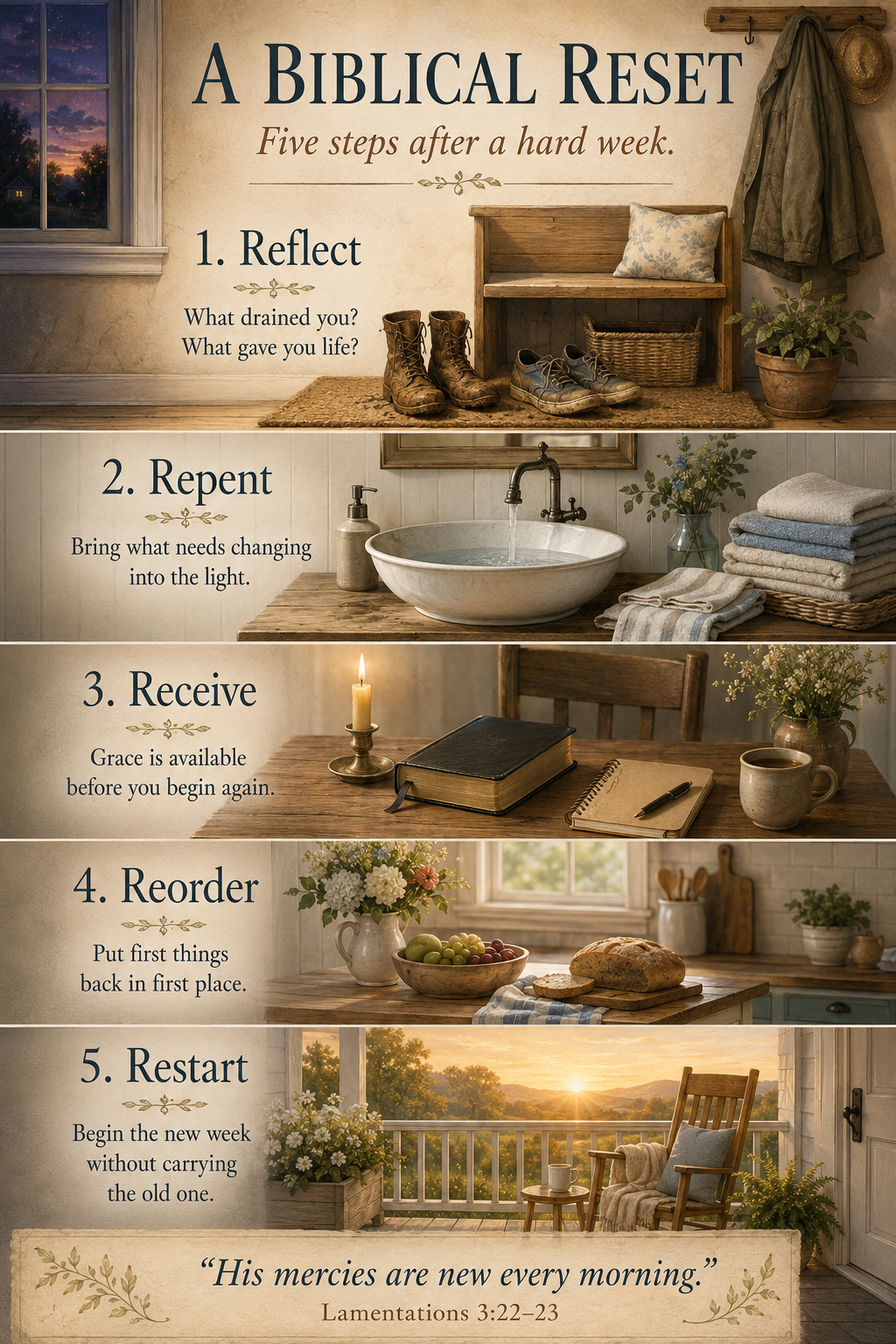 A Biblical Reset: 5 Faith-Filled Steps After a Hard Week