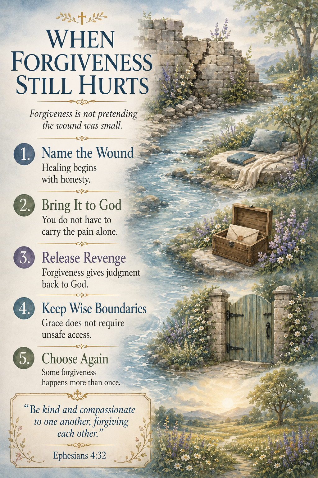 When Forgiveness Still Hurts: A Christian Devotional on Healing and Boundaries