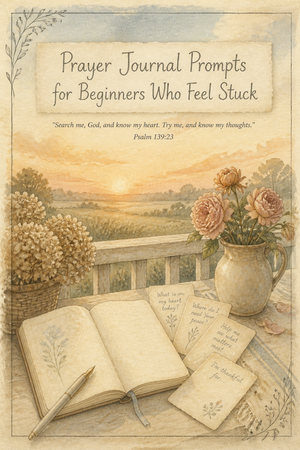 Prayer Journal Prompts for When You Feel Stuck