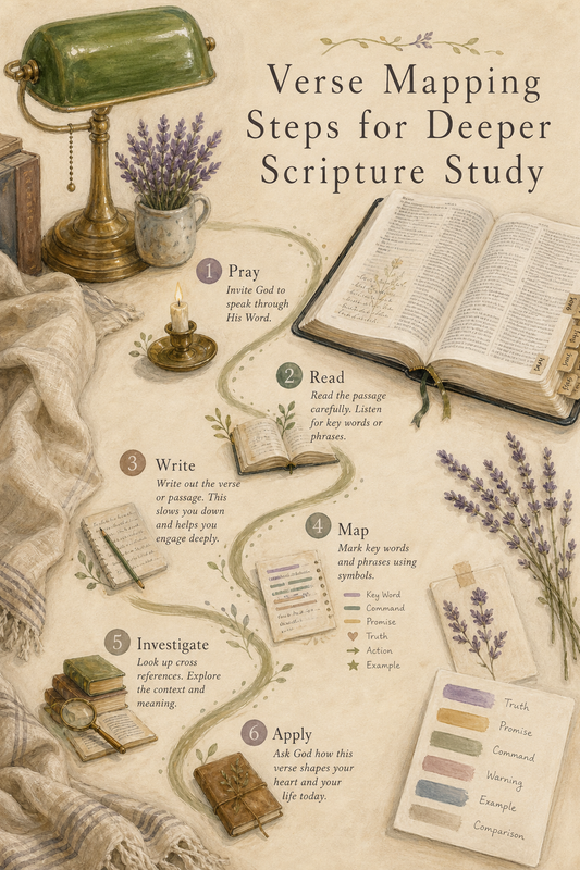 Verse Mapping Steps for Deeper Scripture Study