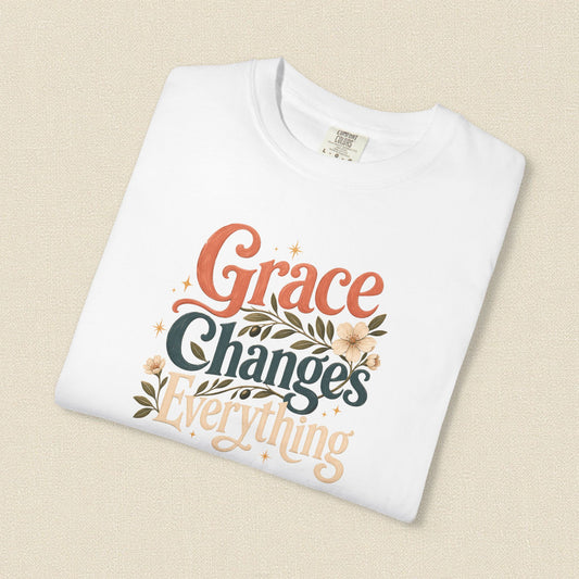 Grace Changes Everything | Christian T-Shirt for Women