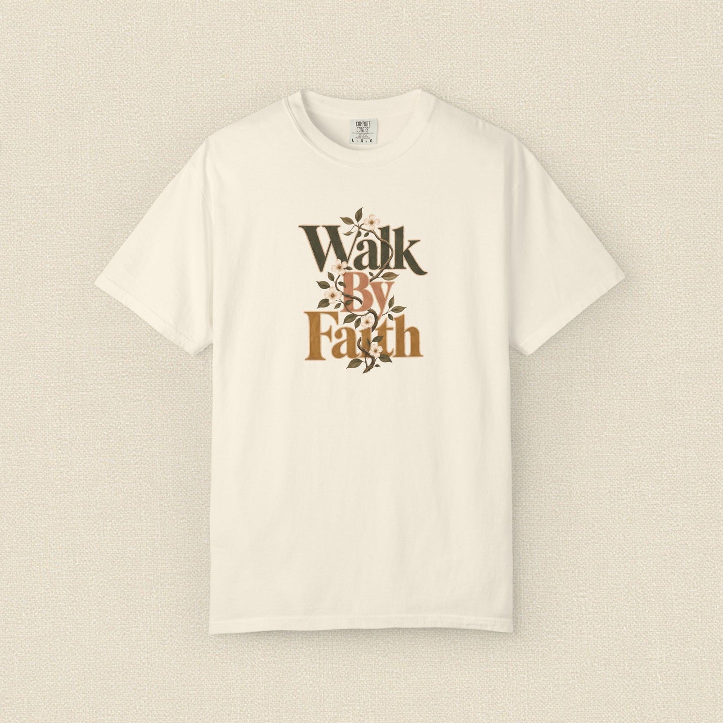 Walk by Faith | Christian T-Shirt for Women | 2 Corinthians 5:7