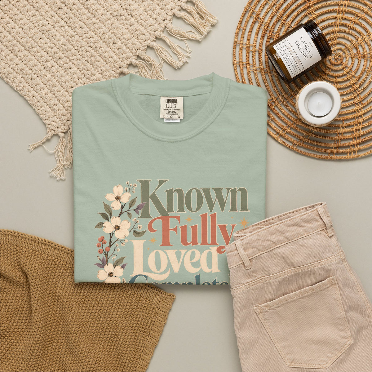 Known Fully Loved Completely | Christian T-Shirt for Women