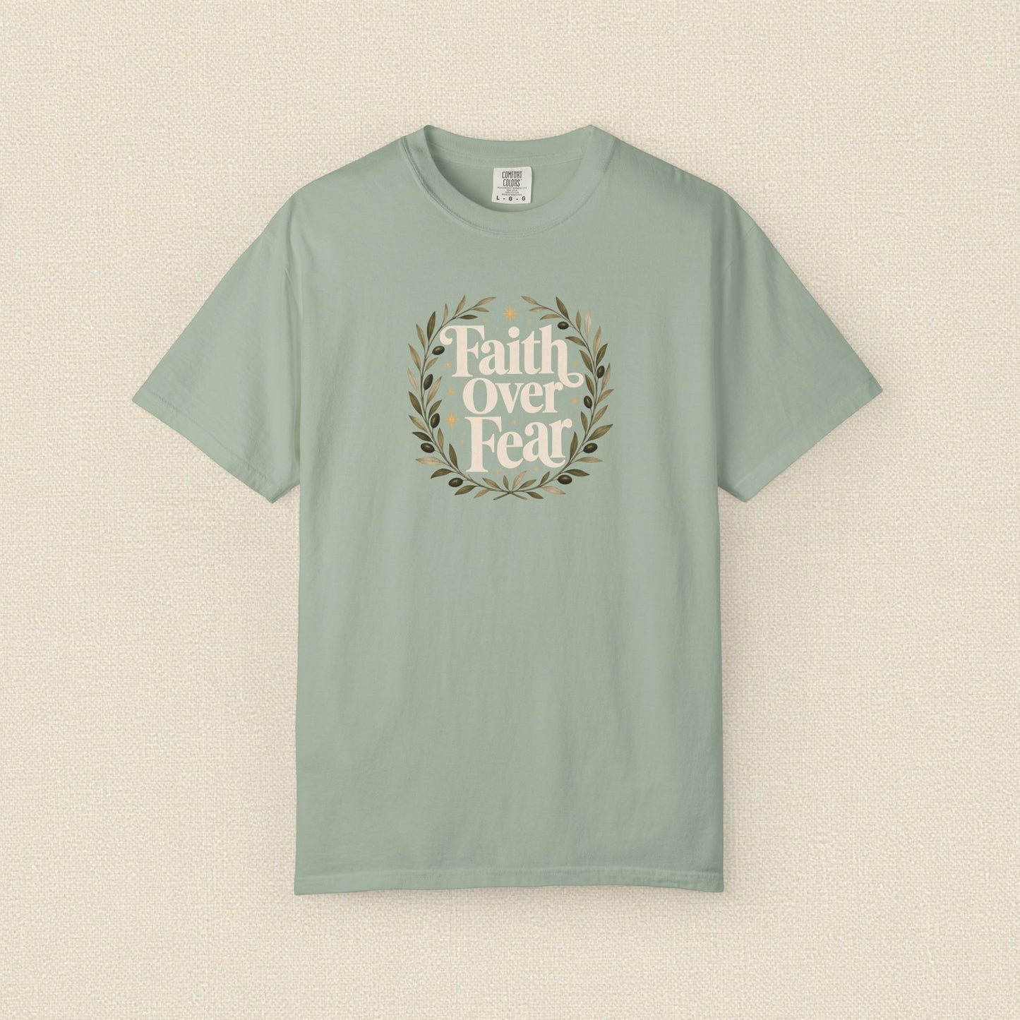 Faith Over Fear | Christian T-Shirt for Women