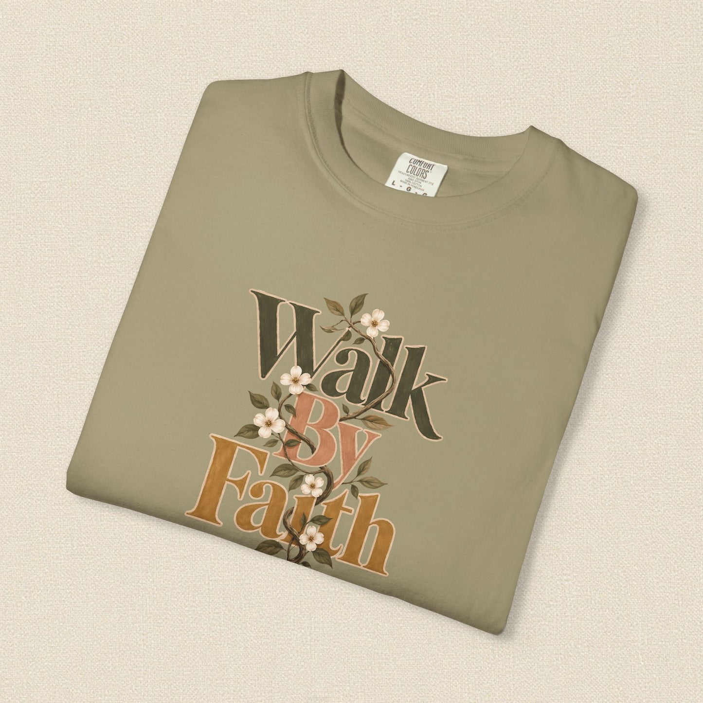 Walk by Faith | Christian T-Shirt for Women | 2 Corinthians 5:7