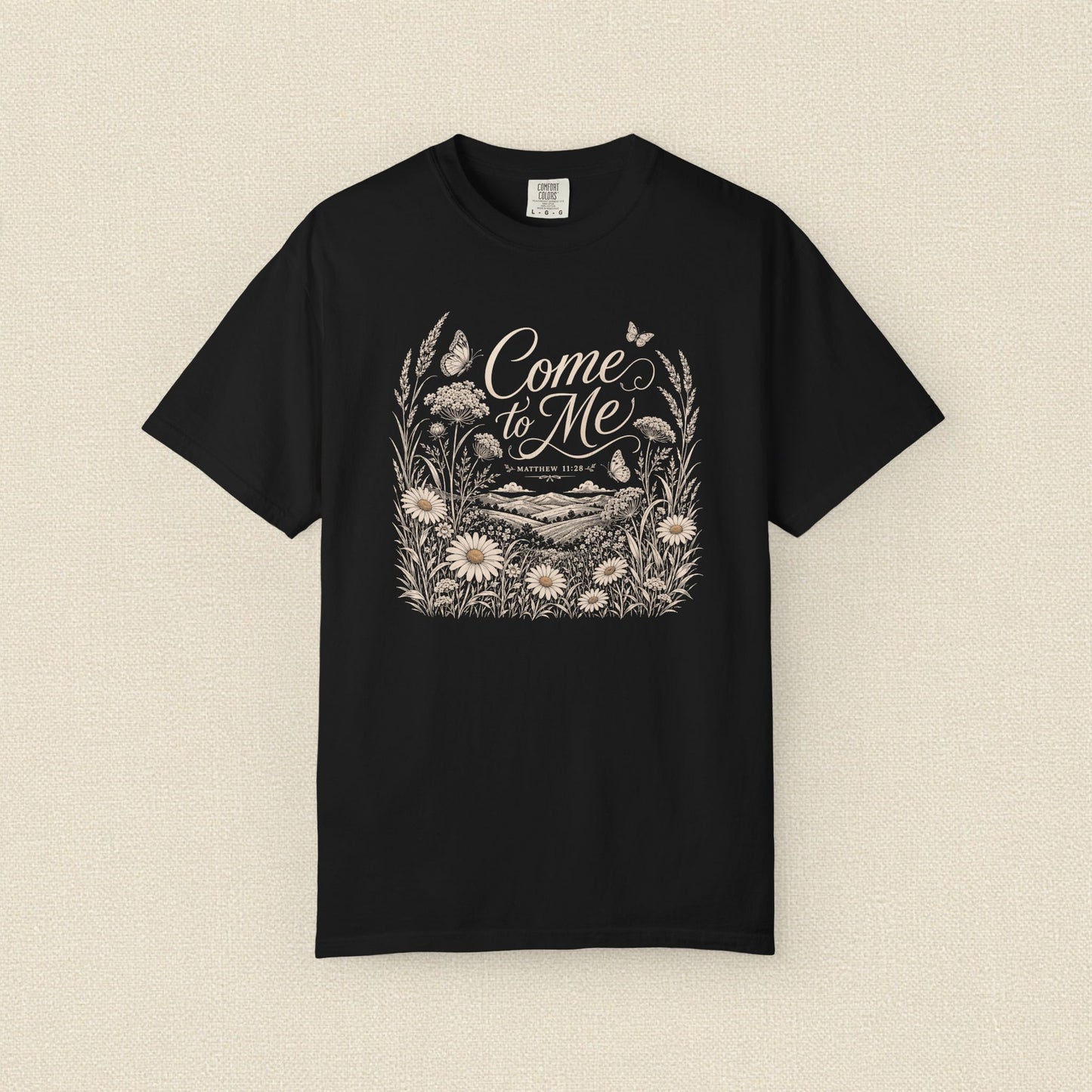 Come to Me | Christian T-Shirt for Women | Matthew 11:28
