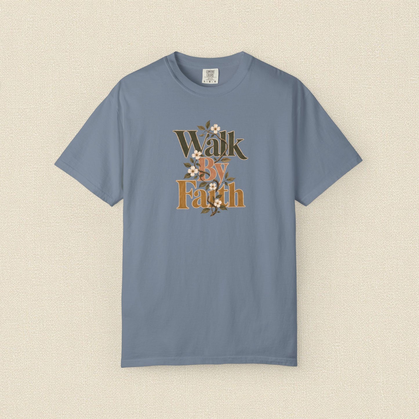 Walk by Faith | Christian T-Shirt for Women | 2 Corinthians 5:7