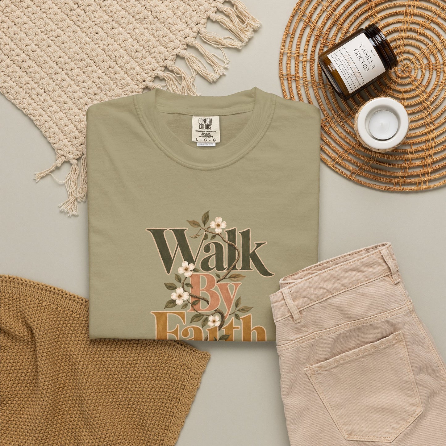 Walk by Faith | Christian T-Shirt for Women | 2 Corinthians 5:7
