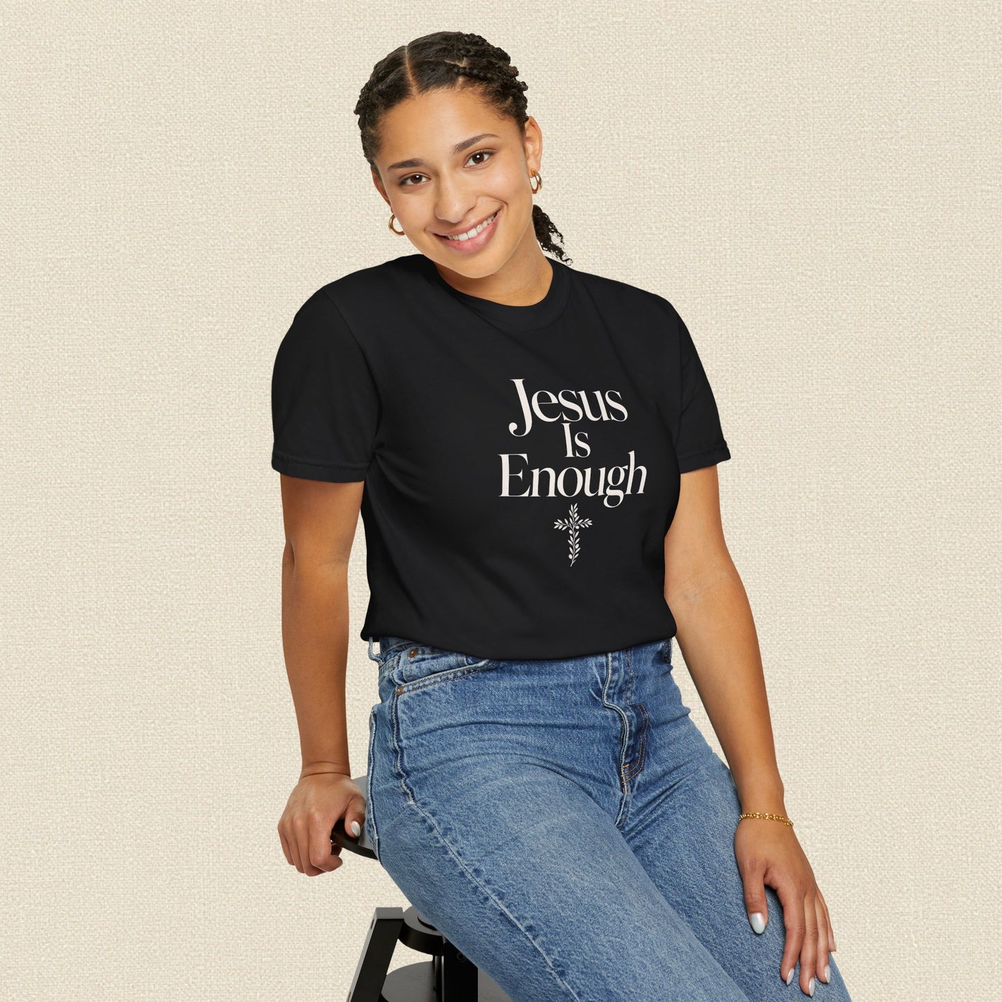 Jesus Is Enough | Christian T-Shirt for Women