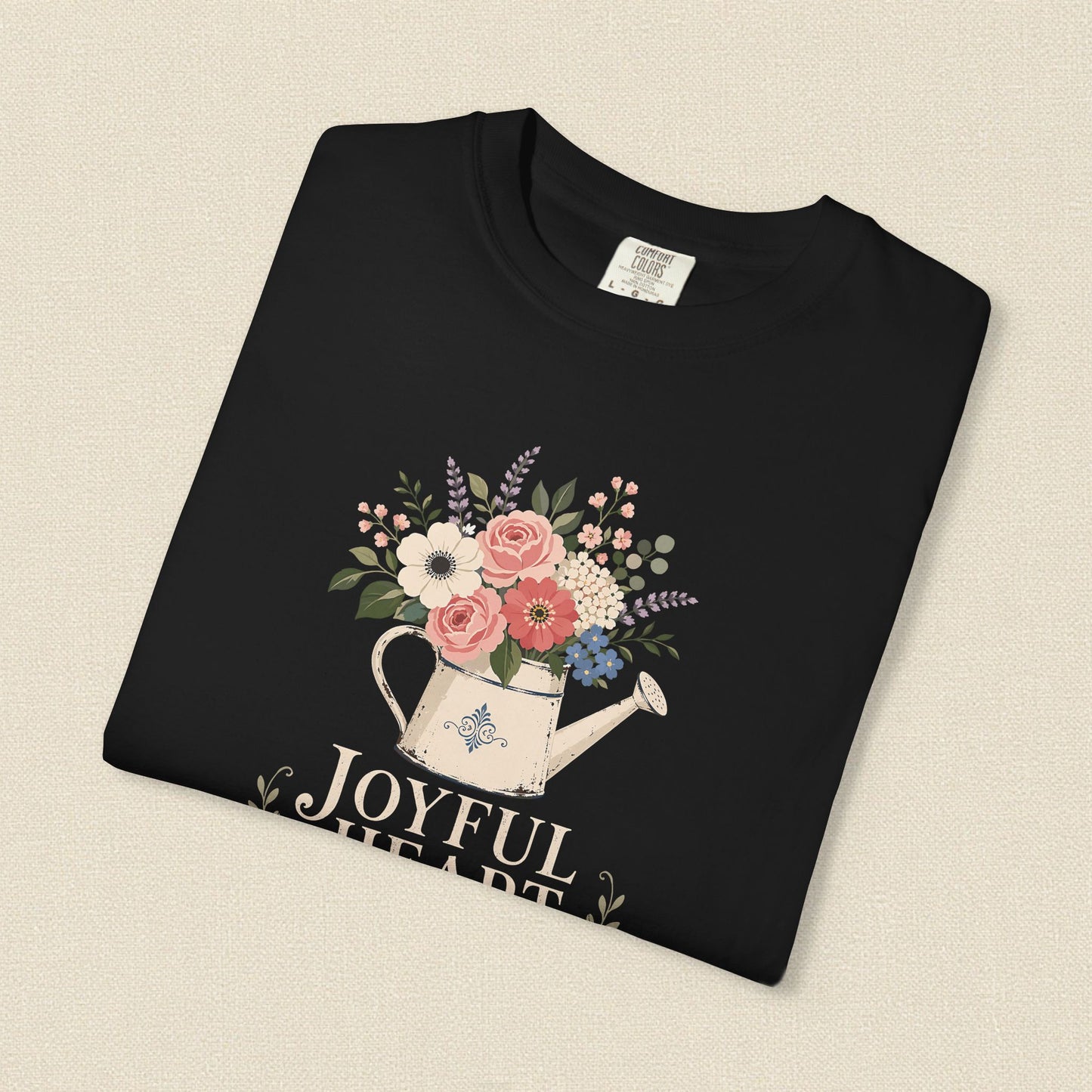 Joyful Heart | Christian T-Shirt for Women | Proverbs 17:22