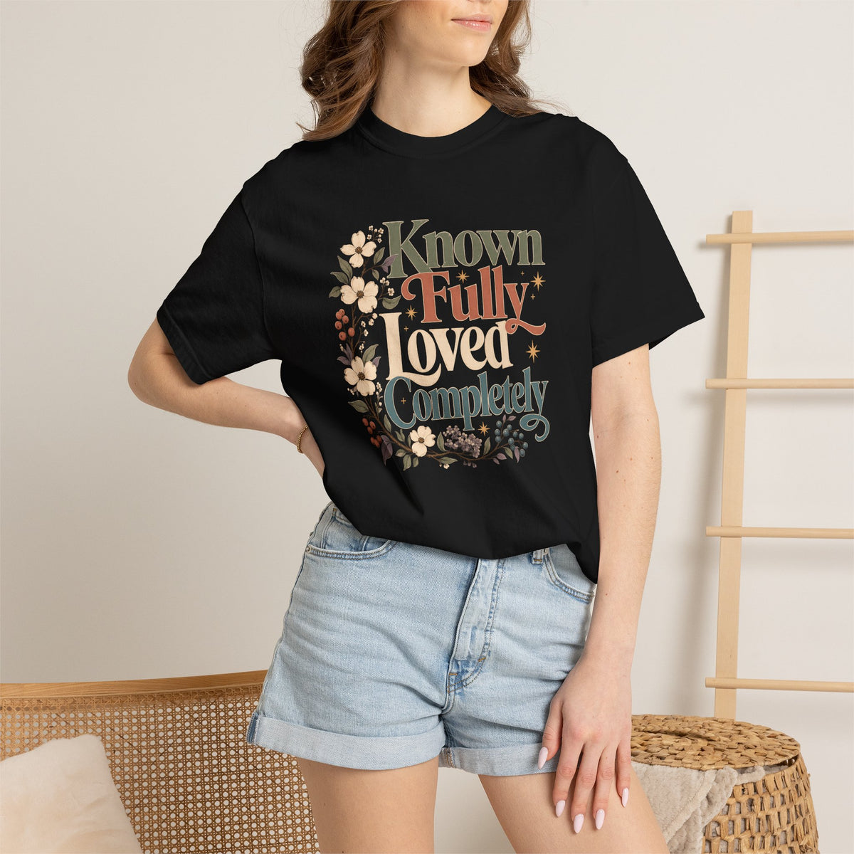 Known Fully Loved Completely | Christian T-Shirt for Women