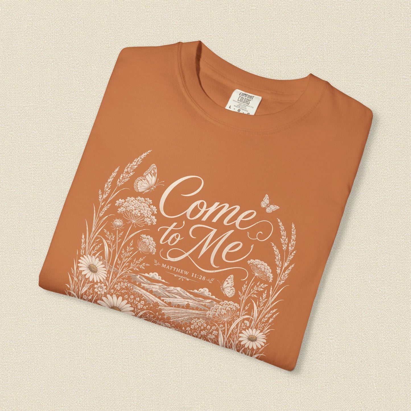 Come to Me | Christian T-Shirt for Women | Matthew 11:28