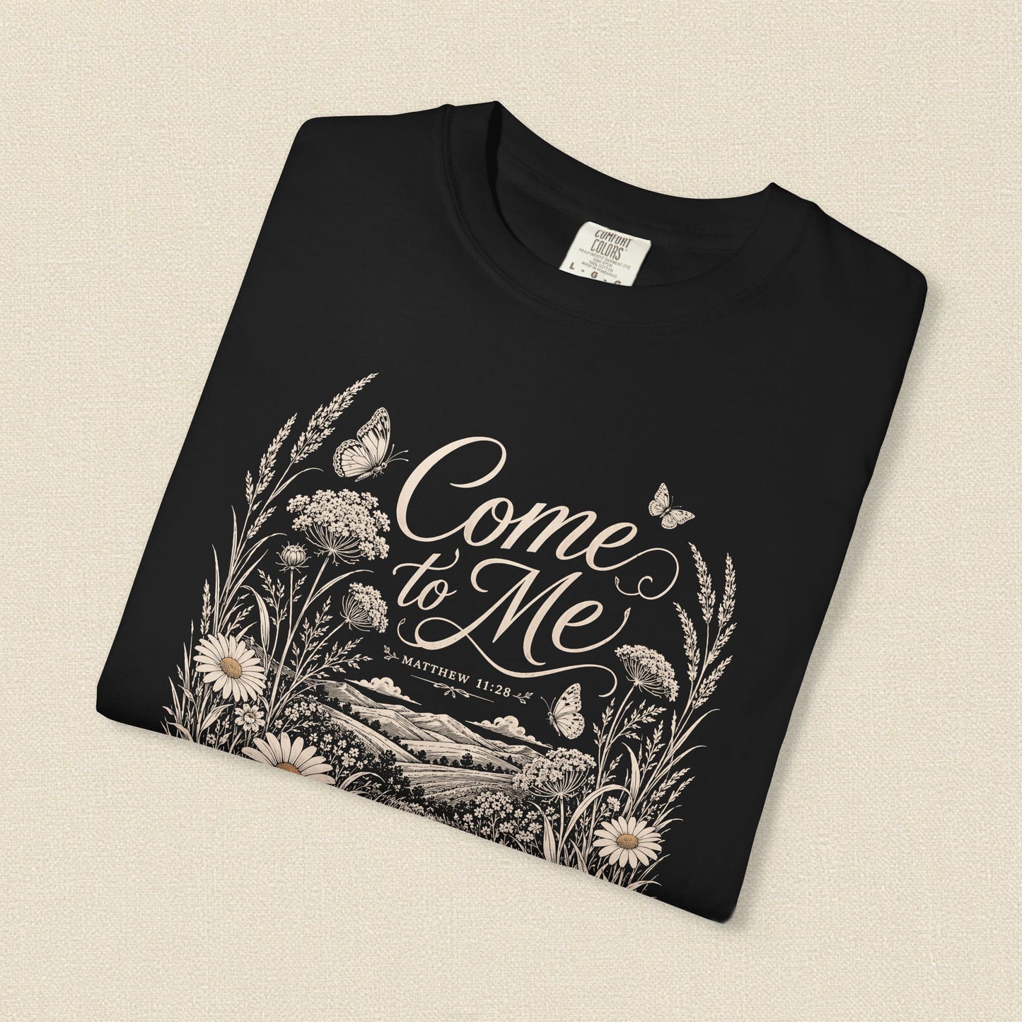 Come to Me | Christian T-Shirt for Women | Matthew 11:28