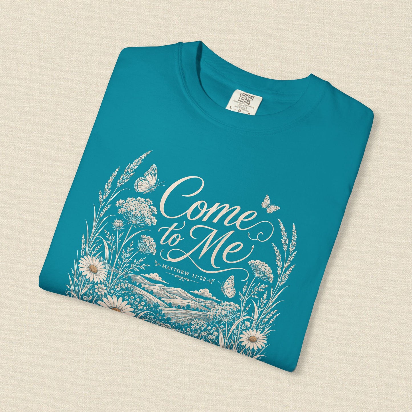 Come to Me | Christian T-Shirt for Women | Matthew 11:28